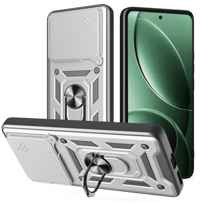 Funda para teléfono de TPU+PC con diseño de cubierta de cámara deslizante, For Redmi 12 5G