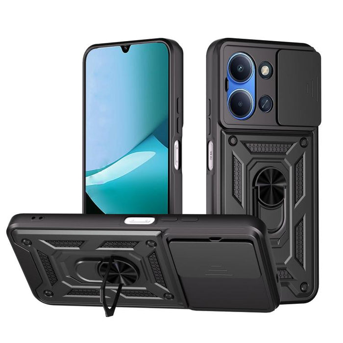 Funda para teléfono de TPU+PC con diseño de cubierta de cámara deslizante, For Redmi A7 Pro 4G / Poco C85x, For Redmi Note 15 Pro+ 5G Global 163.3mm, For Redmi Note 15 5G / 4G Global 164mm, For Redmi Note 15 Pro 5G Global 163.6mm                       ...