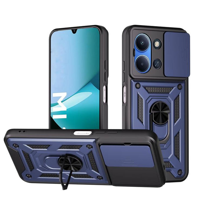Funda para teléfono de TPU+PC con diseño de cubierta de cámara deslizante, For Redmi A7 Pro 4G / Poco C85x, For Redmi Note 15 Pro+ 5G Global 163.3mm, For Redmi Note 15 5G / 4G Global 164mm, For Redmi Note 15 Pro 5G Global 163.6mm                       ...