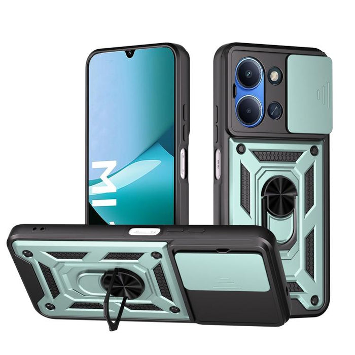 Funda para teléfono de TPU+PC con diseño de cubierta de cámara deslizante, For Redmi A7 Pro 4G / Poco C85x, For Redmi Note 15 Pro+ 5G Global 163.3mm, For Redmi Note 15 5G / 4G Global 164mm, For Redmi Note 15 Pro 5G Global 163.6mm                       ...