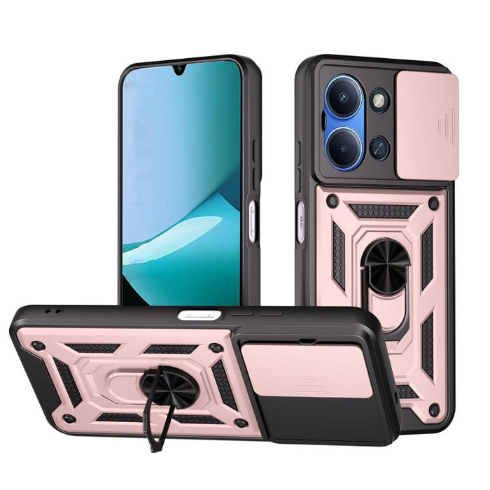 Funda para teléfono de TPU+PC con diseño de cubierta de cámara deslizante, For Redmi A7 Pro 4G / Poco C85x, For Redmi Note 15 Pro+ 5G Global 163.3mm, For Redmi Note 15 5G / 4G Global 164mm, For Redmi Note 15 Pro 5G Global 163.6mm                       ...