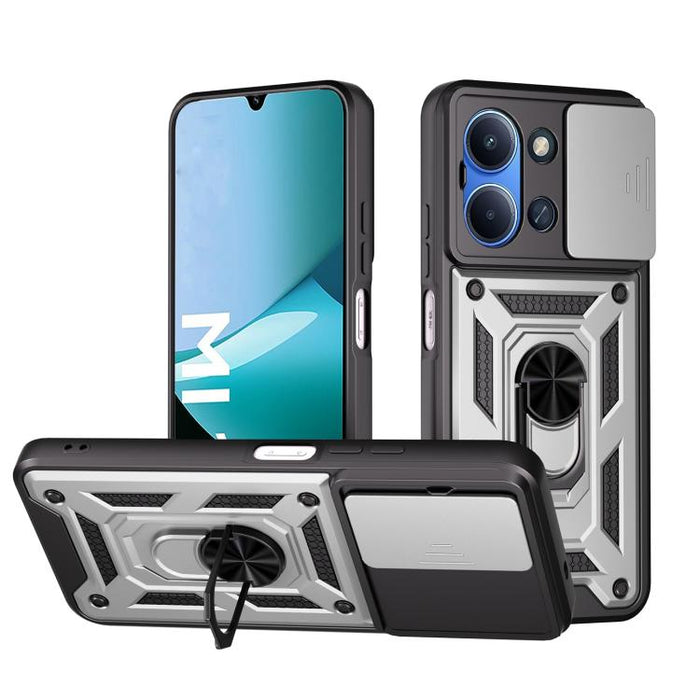Funda para teléfono de TPU+PC con diseño de cubierta de cámara deslizante, For Redmi A7 Pro 4G / Poco C85x, For Redmi Note 15 Pro+ 5G Global 163.3mm, For Redmi Note 15 5G / 4G Global 164mm, For Redmi Note 15 Pro 5G Global 163.6mm                       ...