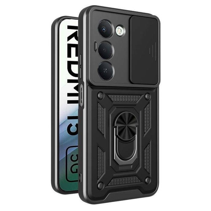 Funda para teléfono de TPU+PC con diseño de cubierta de cámara deslizante, For Redmi A7 Pro 4G / Poco C85x, For Redmi Note 15 Pro+ 5G Global 163.3mm, For Redmi Note 15 5G / 4G Global 164mm, For Redmi Note 15 Pro 5G Global 163.6mm                       ...