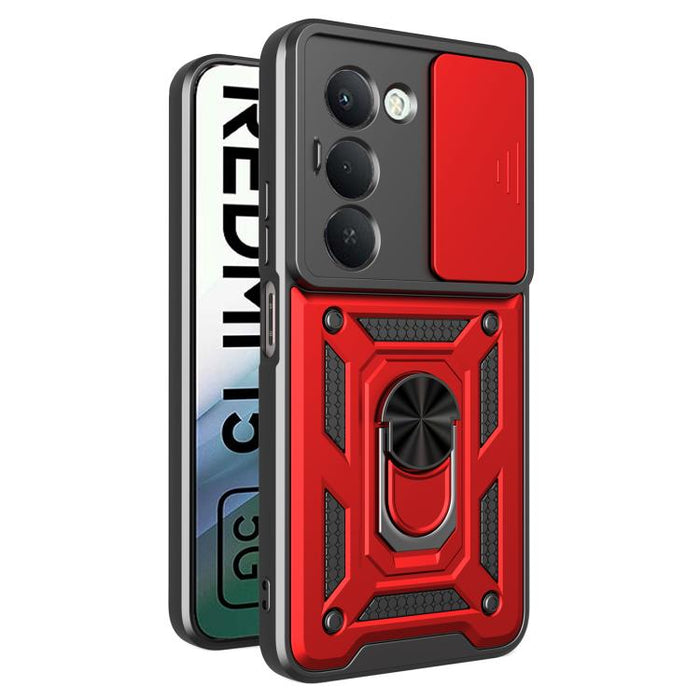 Funda para teléfono de TPU+PC con diseño de cubierta de cámara deslizante, For Redmi A7 Pro 4G / Poco C85x, For Redmi Note 15 Pro+ 5G Global 163.3mm, For Redmi Note 15 5G / 4G Global 164mm, For Redmi Note 15 Pro 5G Global 163.6mm                       ...