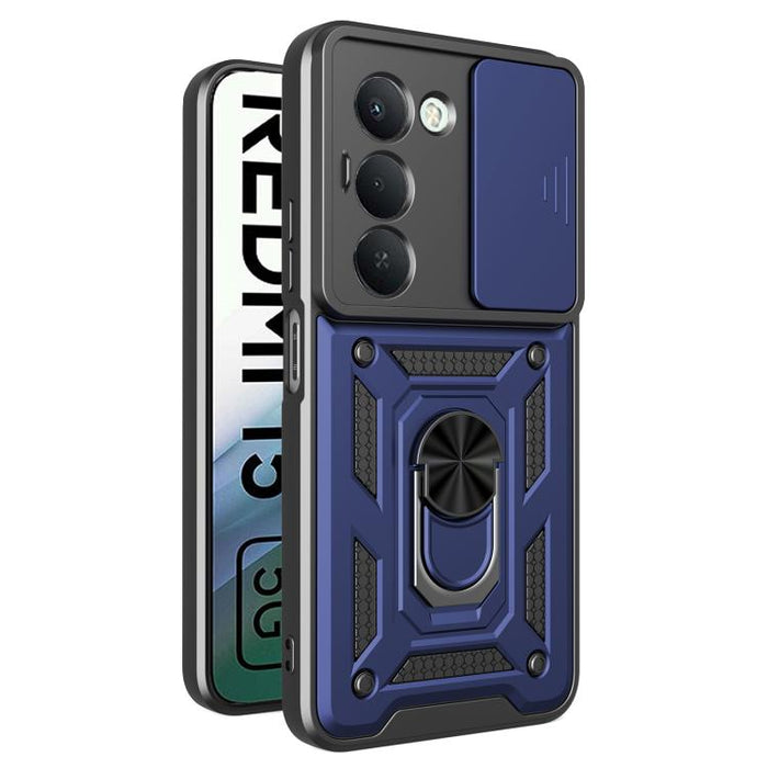 Funda para teléfono de TPU+PC con diseño de cubierta de cámara deslizante, For Redmi A7 Pro 4G / Poco C85x, For Redmi Note 15 Pro+ 5G Global 163.3mm, For Redmi Note 15 5G / 4G Global 164mm, For Redmi Note 15 Pro 5G Global 163.6mm                       ...