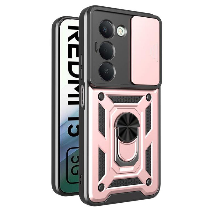 Funda para teléfono de TPU+PC con diseño de cubierta de cámara deslizante, For Redmi A7 Pro 4G / Poco C85x, For Redmi Note 15 Pro+ 5G Global 163.3mm, For Redmi Note 15 5G / 4G Global 164mm, For Redmi Note 15 Pro 5G Global 163.6mm                       ...