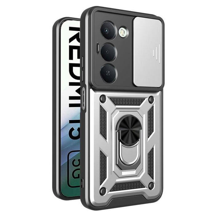 Funda para teléfono de TPU+PC con diseño de cubierta de cámara deslizante, For Redmi A7 Pro 4G / Poco C85x, For Redmi Note 15 Pro+ 5G Global 163.3mm, For Redmi Note 15 5G / 4G Global 164mm, For Redmi Note 15 Pro 5G Global 163.6mm                       ...