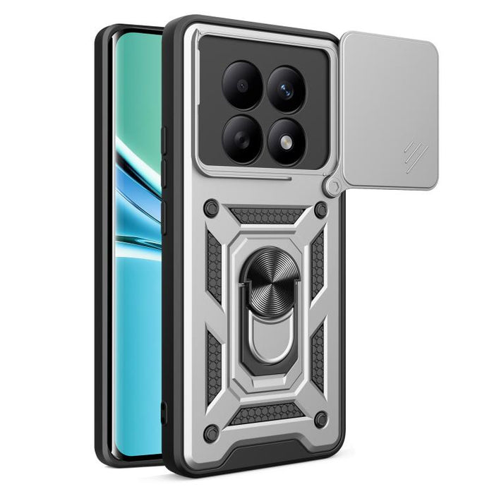 Funda para teléfono de TPU+PC con diseño de cubierta de cámara deslizante, For Redmi A7 Pro 4G / Poco C85x, For Redmi Note 15 Pro+ 5G Global 163.3mm, For Redmi Note 15 5G / 4G Global 164mm, For Redmi Note 15 Pro 5G Global 163.6mm                       ...