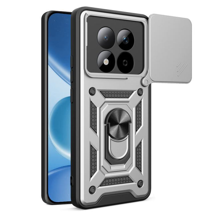 Funda para teléfono de TPU+PC con diseño de cubierta de cámara deslizante, For Redmi A7 Pro 4G / Poco C85x, For Redmi Note 15 Pro+ 5G Global 163.3mm, For Redmi Note 15 5G / 4G Global 164mm, For Redmi Note 15 Pro 5G Global 163.6mm                       ...