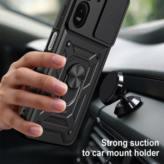 Funda para teléfono de TPU+PC con diseño de cubierta de cámara deslizante, For Redmi A7 Pro 4G / Poco C85x, For Redmi Note 15 Pro+ 5G Global 163.3mm, For Redmi Note 15 5G / 4G Global 164mm, For Redmi Note 15 Pro 5G Global 163.6mm                       ...