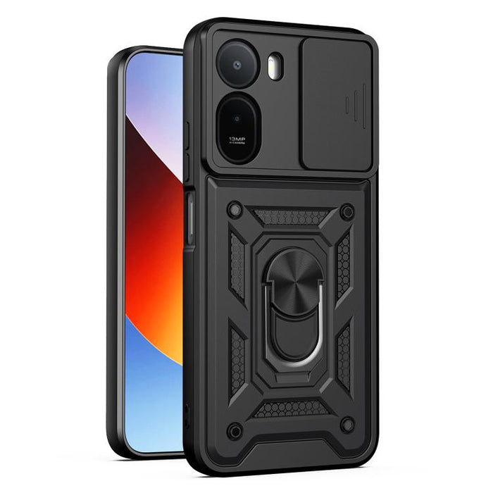 Funda para teléfono de TPU+PC con diseño de cubierta de cámara deslizante, For Redmi A7 Pro 4G / Poco C85x, For Redmi Note 15 Pro+ 5G Global 163.3mm, For Redmi Note 15 5G / 4G Global 164mm, For Redmi Note 15 Pro 5G Global 163.6mm                       ...