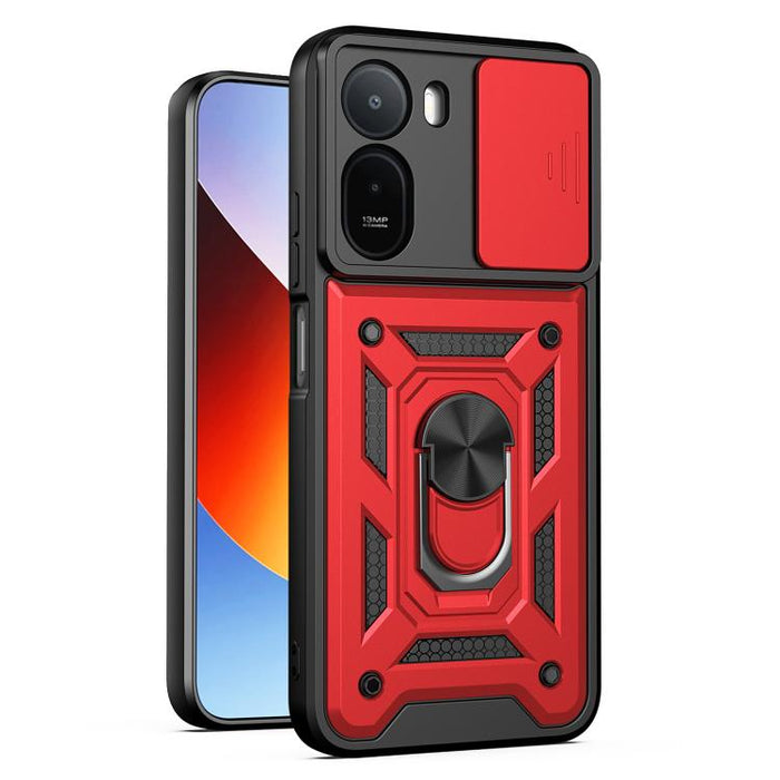 Funda para teléfono de TPU+PC con diseño de cubierta de cámara deslizante, For Redmi A7 Pro 4G / Poco C85x, For Redmi Note 15 Pro+ 5G Global 163.3mm, For Redmi Note 15 5G / 4G Global 164mm, For Redmi Note 15 Pro 5G Global 163.6mm                       ...