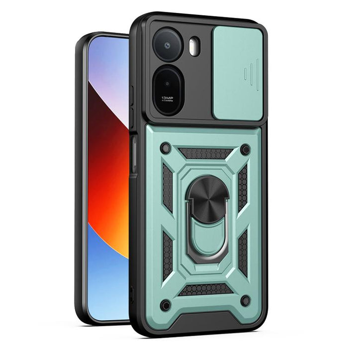 Funda para teléfono de TPU+PC con diseño de cubierta de cámara deslizante, For Redmi A7 Pro 4G / Poco C85x, For Redmi Note 15 Pro+ 5G Global 163.3mm, For Redmi Note 15 5G / 4G Global 164mm, For Redmi Note 15 Pro 5G Global 163.6mm                       ...