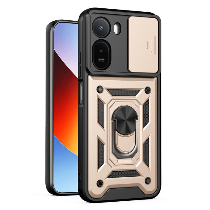 Funda para teléfono de TPU+PC con diseño de cubierta de cámara deslizante, For Redmi A7 Pro 4G / Poco C85x, For Redmi Note 15 Pro+ 5G Global 163.3mm, For Redmi Note 15 5G / 4G Global 164mm, For Redmi Note 15 Pro 5G Global 163.6mm                       ...