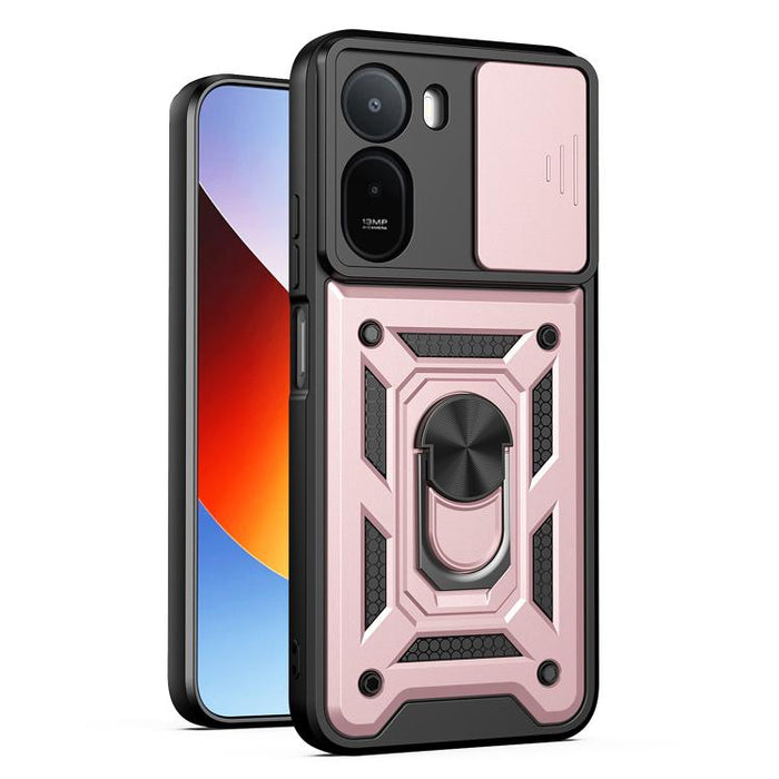 Funda para teléfono de TPU+PC con diseño de cubierta de cámara deslizante, For Redmi A7 Pro 4G / Poco C85x, For Redmi Note 15 Pro+ 5G Global 163.3mm, For Redmi Note 15 5G / 4G Global 164mm, For Redmi Note 15 Pro 5G Global 163.6mm                       ...