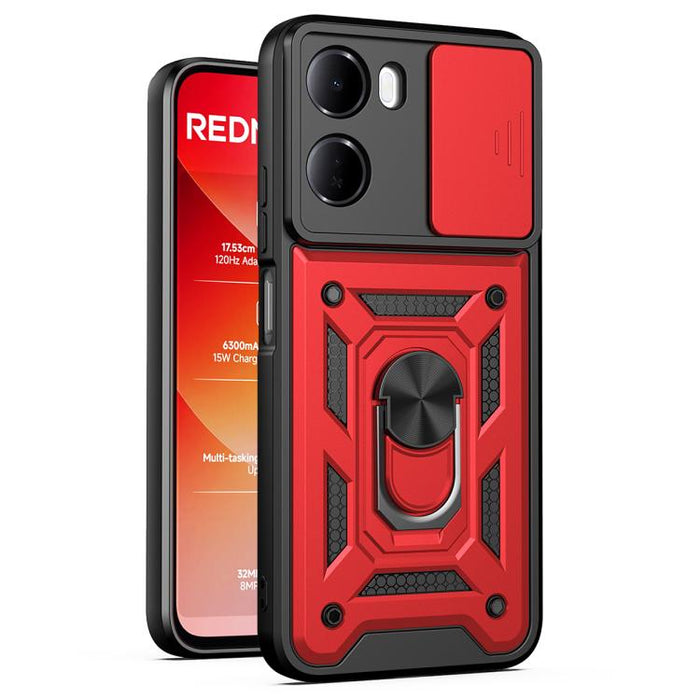 Funda para teléfono de TPU+PC con diseño de cubierta de cámara deslizante, For Redmi A7 Pro 4G / Poco C85x, For Redmi Note 15 Pro+ 5G Global 163.3mm, For Redmi Note 15 5G / 4G Global 164mm, For Redmi Note 15 Pro 5G Global 163.6mm                       ...