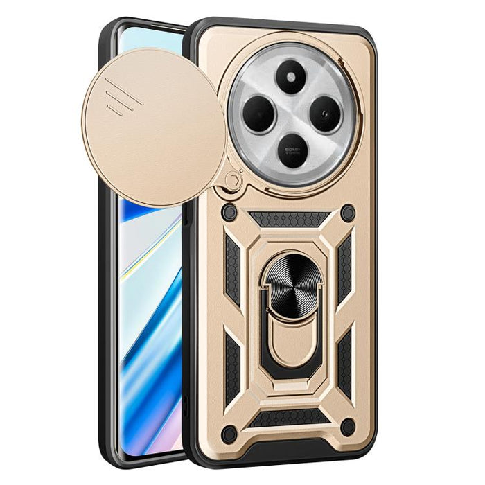 Funda para teléfono de TPU+PC con diseño de cubierta de cámara deslizante, For Redmi A7 Pro 4G / Poco C85x, For Redmi Note 15 Pro+ 5G Global 163.3mm, For Redmi Note 15 5G / 4G Global 164mm, For Redmi Note 15 Pro 5G Global 163.6mm                       ...