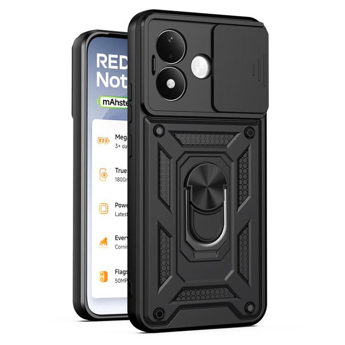 Funda para teléfono de TPU+PC con diseño de cubierta de cámara deslizante, For Redmi A7 Pro 4G / Poco C85x, For Redmi Note 15 Pro+ 5G Global 163.3mm, For Redmi Note 15 5G / 4G Global 164mm, For Redmi Note 15 Pro 5G Global 163.6mm                       ...