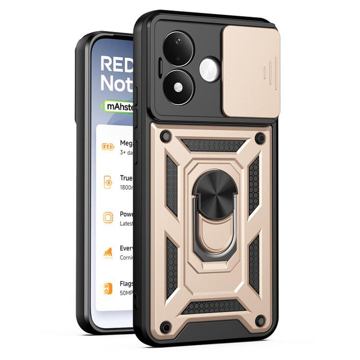 Funda para teléfono de TPU+PC con diseño de cubierta de cámara deslizante, For Redmi A7 Pro 4G / Poco C85x, For Redmi Note 15 Pro+ 5G Global 163.3mm, For Redmi Note 15 5G / 4G Global 164mm, For Redmi Note 15 Pro 5G Global 163.6mm                       ...