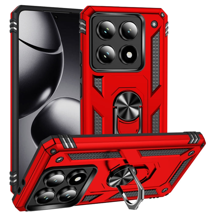 Funda para teléfono de TPU + PC a prueba de golpes con soporte, For Xiaomi 17 Pro Max, For Xiaomi 17 Pro, For Xiaomi 17, For Xiaomi 15 Pro, For Xiaomi 15, For Xiaomi 14T Pro, For Xiaomi 14T
