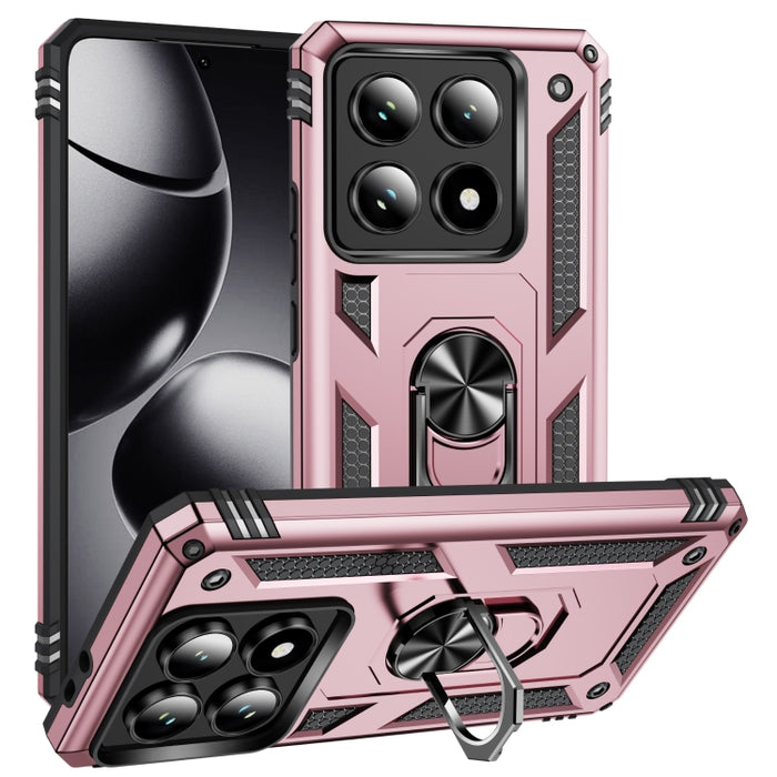 Funda para teléfono de TPU + PC a prueba de golpes con soporte, For Xiaomi 17 Pro Max, For Xiaomi 17 Pro, For Xiaomi 17, For Xiaomi 15 Pro, For Xiaomi 15, For Xiaomi 14T Pro, For Xiaomi 14T