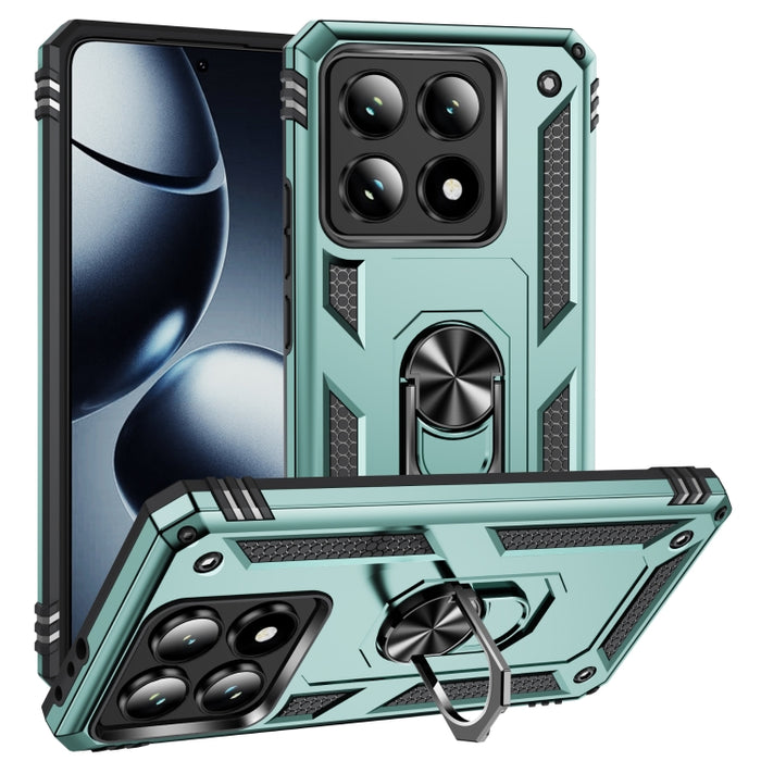 Funda para teléfono de TPU + PC a prueba de golpes con soporte, For Xiaomi 17 Pro Max, For Xiaomi 17 Pro, For Xiaomi 17, For Xiaomi 15 Pro, For Xiaomi 15, For Xiaomi 14T Pro, For Xiaomi 14T
