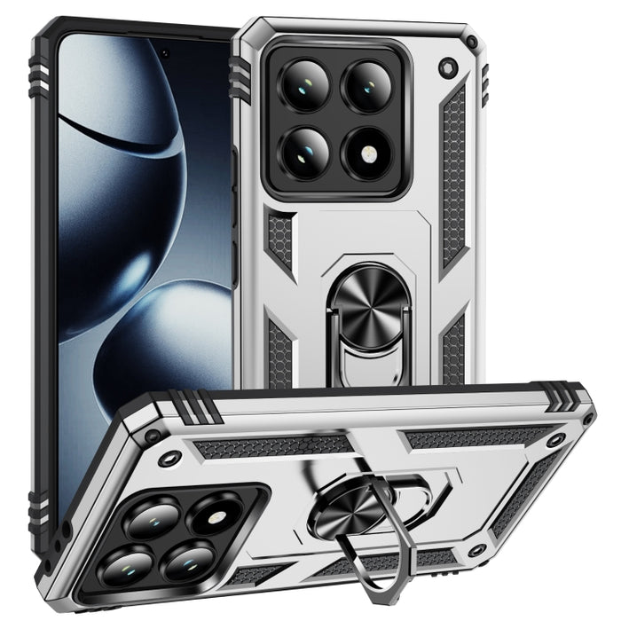 Funda para teléfono de TPU + PC a prueba de golpes con soporte, For Xiaomi 17 Pro Max, For Xiaomi 17 Pro, For Xiaomi 17, For Xiaomi 15 Pro, For Xiaomi 15, For Xiaomi 14T Pro, For Xiaomi 14T