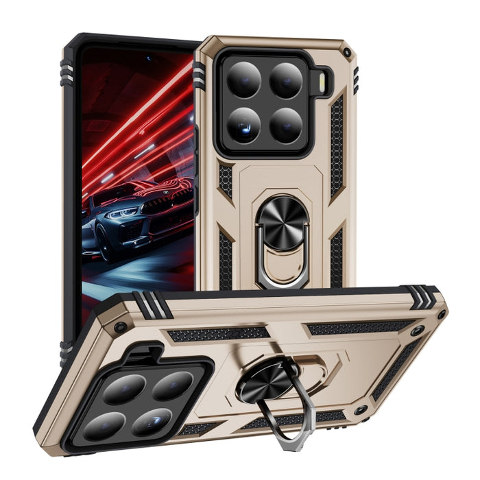 Funda para teléfono de TPU + PC a prueba de golpes con soporte, For Xiaomi 17 Pro Max, For Xiaomi 17 Pro, For Xiaomi 17, For Xiaomi 15 Pro, For Xiaomi 15, For Xiaomi 14T Pro, For Xiaomi 14T