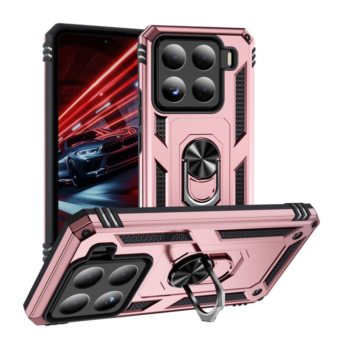 Funda para teléfono de TPU + PC a prueba de golpes con soporte, For Xiaomi 17 Pro Max, For Xiaomi 17 Pro, For Xiaomi 17, For Xiaomi 15 Pro, For Xiaomi 15, For Xiaomi 14T Pro, For Xiaomi 14T