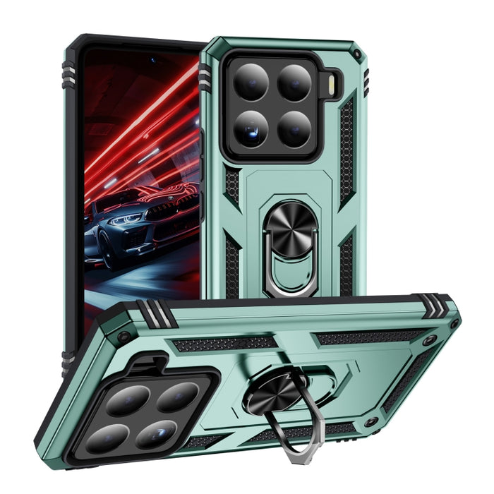 Funda para teléfono de TPU + PC a prueba de golpes con soporte, For Xiaomi 17 Pro Max, For Xiaomi 17 Pro, For Xiaomi 17, For Xiaomi 15 Pro, For Xiaomi 15, For Xiaomi 14T Pro, For Xiaomi 14T