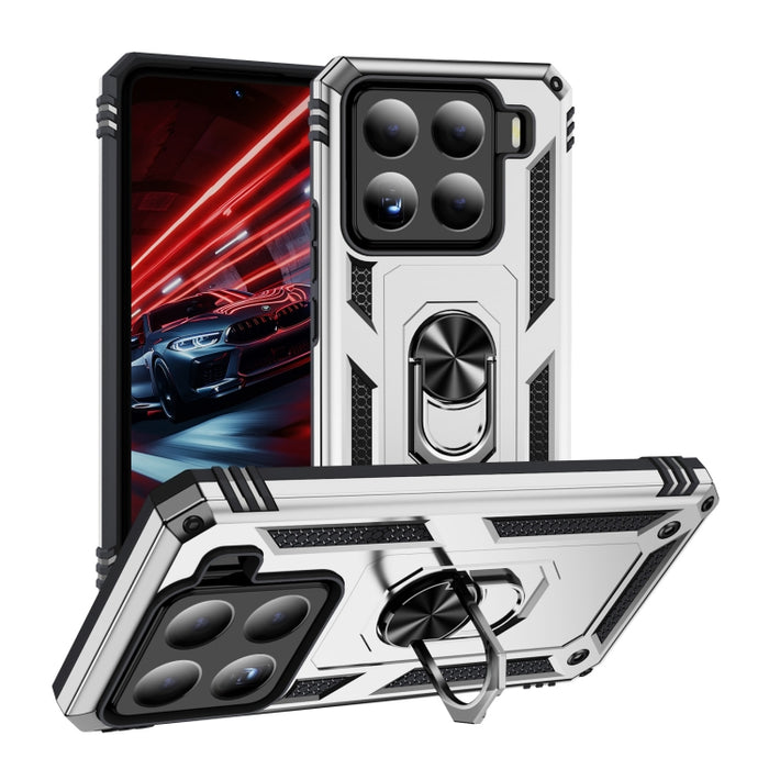 Funda para teléfono de TPU + PC a prueba de golpes con soporte, For Xiaomi 17 Pro Max, For Xiaomi 17 Pro, For Xiaomi 17, For Xiaomi 15 Pro, For Xiaomi 15, For Xiaomi 14T Pro, For Xiaomi 14T