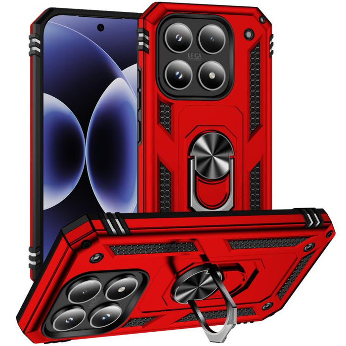 Funda para teléfono de TPU + PC a prueba de golpes con soporte, For Xiaomi 17 Pro Max, For Xiaomi 17 Pro, For Xiaomi 17, For Xiaomi 15 Pro, For Xiaomi 15, For Xiaomi 14T Pro, For Xiaomi 14T