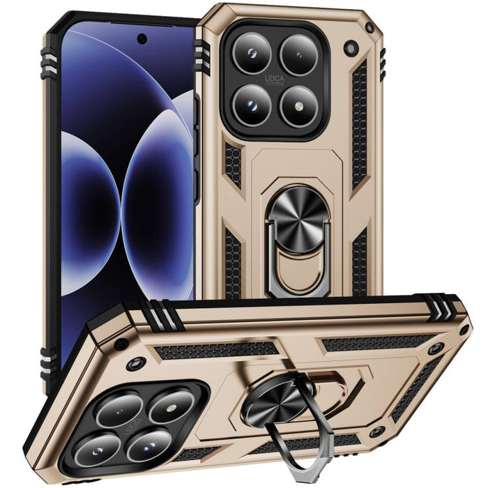 Funda para teléfono de TPU + PC a prueba de golpes con soporte, For Xiaomi 17 Pro Max, For Xiaomi 17 Pro, For Xiaomi 17, For Xiaomi 15 Pro, For Xiaomi 15, For Xiaomi 14T Pro, For Xiaomi 14T