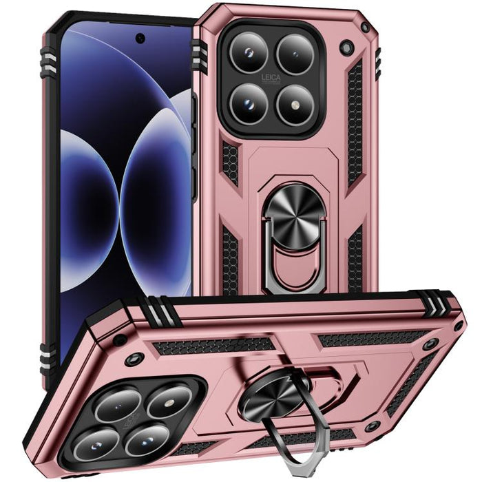 Funda para teléfono de TPU + PC a prueba de golpes con soporte, For Xiaomi 17 Pro Max, For Xiaomi 17 Pro, For Xiaomi 17, For Xiaomi 15 Pro, For Xiaomi 15, For Xiaomi 14T Pro, For Xiaomi 14T