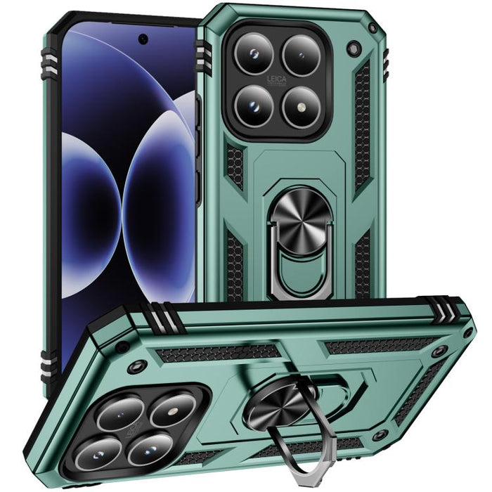 Funda para teléfono de TPU + PC a prueba de golpes con soporte, For Xiaomi 17 Pro Max, For Xiaomi 17 Pro, For Xiaomi 17, For Xiaomi 15 Pro, For Xiaomi 15, For Xiaomi 14T Pro, For Xiaomi 14T