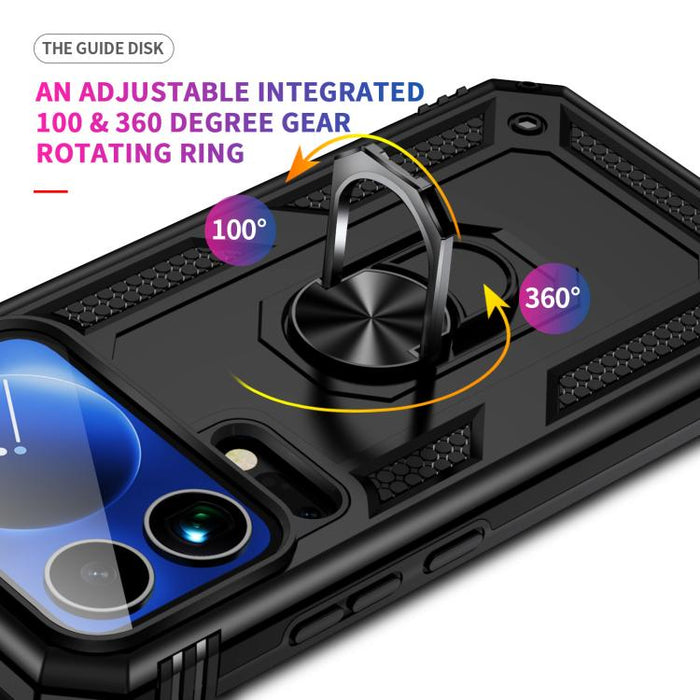 Funda para teléfono de TPU + PC a prueba de golpes con soporte, For Xiaomi 17 Pro Max, For Xiaomi 17 Pro, For Xiaomi 17, For Xiaomi 15 Pro, For Xiaomi 15, For Xiaomi 14T Pro, For Xiaomi 14T