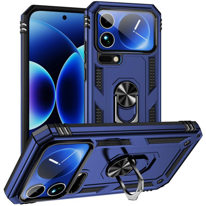 Funda para teléfono de TPU + PC a prueba de golpes con soporte, For Xiaomi 17 Pro Max, For Xiaomi 17 Pro, For Xiaomi 17, For Xiaomi 15 Pro, For Xiaomi 15, For Xiaomi 14T Pro, For Xiaomi 14T