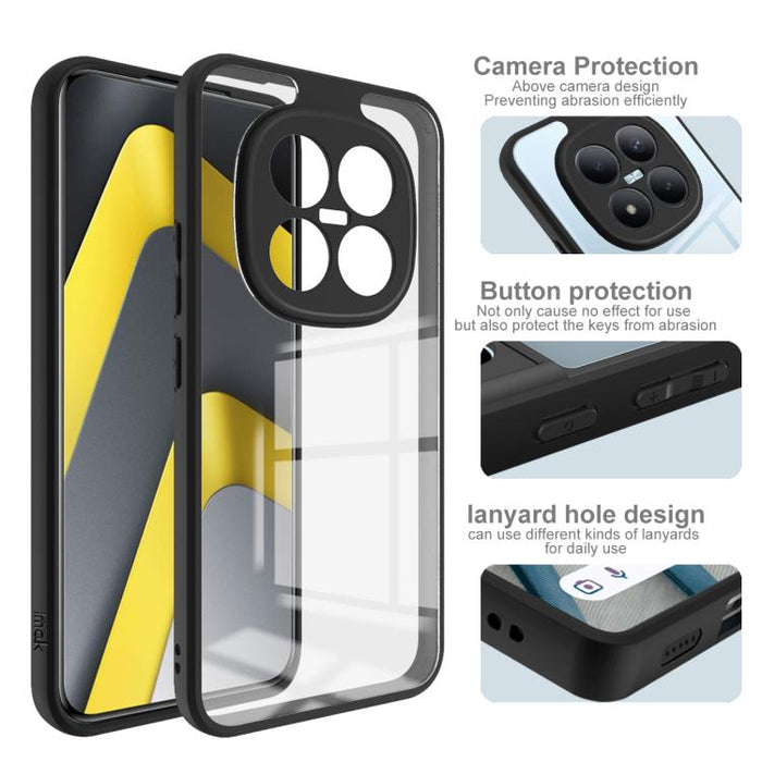 Funda para teléfono a prueba de golpes con airbag de cuatro esquinas de la serie UX-9A de imak, For Redmi Note 15 Pro+ 5G Global 163.3mm, For Redmi Note 15 4G Global 164mm, For Redmi Note 15 Pro 4G Global 163.2mm, For Redmi Note 15 Pro 5G Global 163.6m...