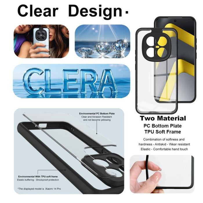 Funda para teléfono a prueba de golpes con airbag de cuatro esquinas de la serie UX-9A de imak, For Redmi Note 15 Pro+ 5G Global 163.3mm, For Redmi Note 15 4G Global 164mm, For Redmi Note 15 Pro 4G Global 163.2mm, For Redmi Note 15 Pro 5G Global 163.6m...