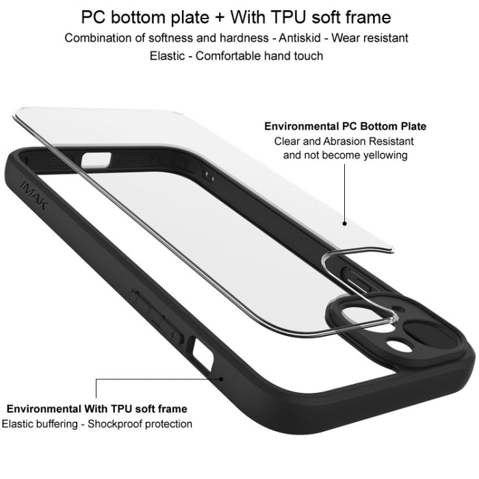 Funda para teléfono a prueba de golpes con airbag de cuatro esquinas de la serie UX-9A de imak, For Redmi Note 15 Pro+ 5G Global 163.3mm, For Redmi Note 15 4G Global 164mm, For Redmi Note 15 Pro 4G Global 163.2mm, For Redmi Note 15 Pro 5G Global 163.6m...