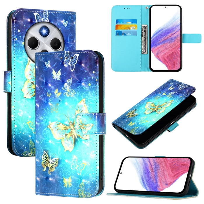 Funda de cuero para teléfono con tapa horizontal y pintura 3D, For Redmi 15a 5G, For Redmi Turbo 5 / Poco X8 Pro 5G, For Redmi 15 5G Global / 15 4G SEA 169mm, For Redmi Turbo 4, For Redmi K80 / K80 Pro, For Redmi Note 14 Pro 4G                         ...