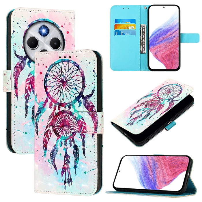 Funda de cuero para teléfono con tapa horizontal y pintura 3D, For Redmi 15a 5G, For Redmi Turbo 5 / Poco X8 Pro 5G, For Redmi 15 5G Global / 15 4G SEA 169mm, For Redmi Turbo 4, For Redmi K80 / K80 Pro, For Redmi Note 14 Pro 4G                         ...