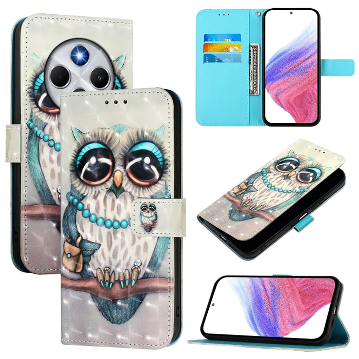 Funda de cuero para teléfono con tapa horizontal y pintura 3D, For Redmi 15a 5G, For Redmi Turbo 5 / Poco X8 Pro 5G, For Redmi 15 5G Global / 15 4G SEA 169mm, For Redmi Turbo 4, For Redmi K80 / K80 Pro, For Redmi Note 14 Pro 4G                         ...