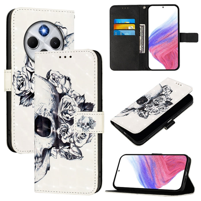 Funda de cuero para teléfono con tapa horizontal y pintura 3D, For Redmi 15a 5G, For Redmi Turbo 5 / Poco X8 Pro 5G, For Redmi 15 5G Global / 15 4G SEA 169mm, For Redmi Turbo 4, For Redmi K80 / K80 Pro, For Redmi Note 14 Pro 4G                         ...