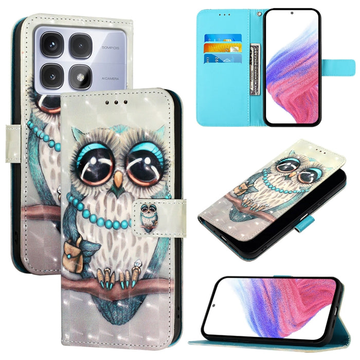 Funda de cuero para teléfono con tapa horizontal y pintura 3D, For Redmi 15a 5G, For Redmi Turbo 5 / Poco X8 Pro 5G, For Redmi 15 5G Global / 15 4G SEA 169mm, For Redmi Turbo 4, For Redmi K80 / K80 Pro, For Redmi Note 14 Pro 4G                         ...