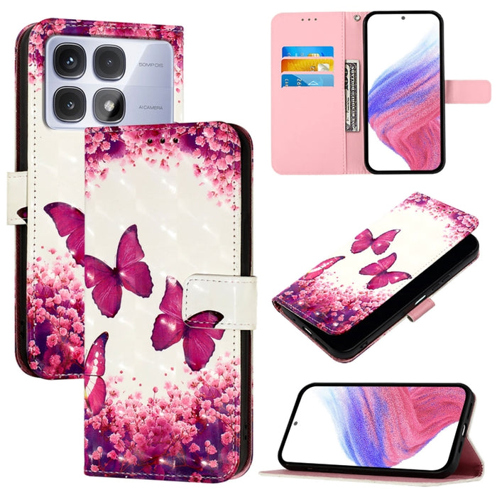 Funda de cuero para teléfono con tapa horizontal y pintura 3D, For Redmi 15a 5G, For Redmi Turbo 5 / Poco X8 Pro 5G, For Redmi 15 5G Global / 15 4G SEA 169mm, For Redmi Turbo 4, For Redmi K80 / K80 Pro, For Redmi Note 14 Pro 4G                         ...