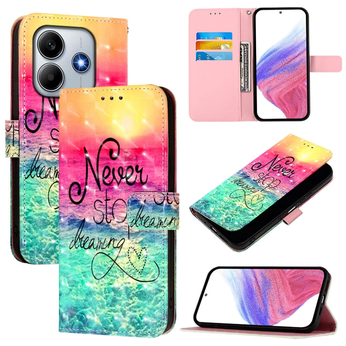 Funda de cuero para teléfono con tapa horizontal y pintura 3D, For Redmi 15a 5G, For Redmi Turbo 5 / Poco X8 Pro 5G, For Redmi 15 5G Global / 15 4G SEA 169mm, For Redmi Turbo 4, For Redmi K80 / K80 Pro, For Redmi Note 14 Pro 4G                         ...