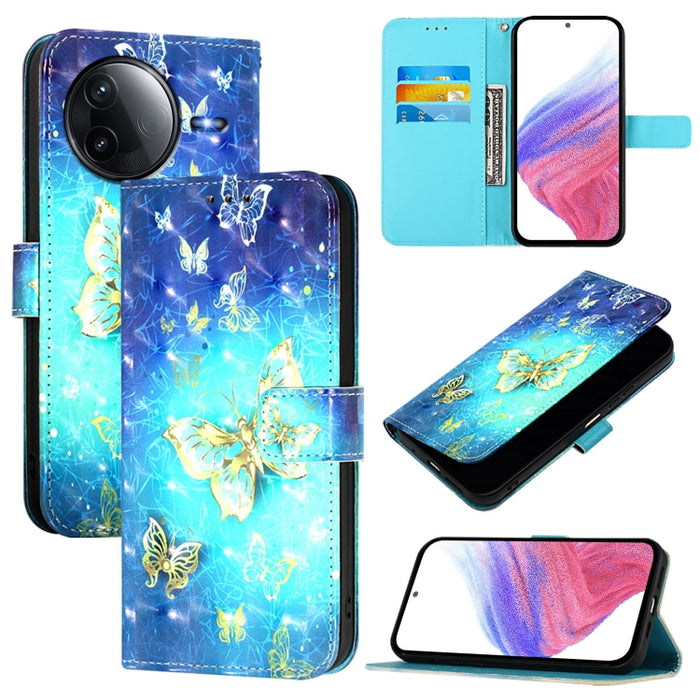Funda de cuero para teléfono con tapa horizontal y pintura 3D, For Redmi 15a 5G, For Redmi Turbo 5 / Poco X8 Pro 5G, For Redmi 15 5G Global / 15 4G SEA 169mm, For Redmi Turbo 4, For Redmi K80 / K80 Pro, For Redmi Note 14 Pro 4G                         ...