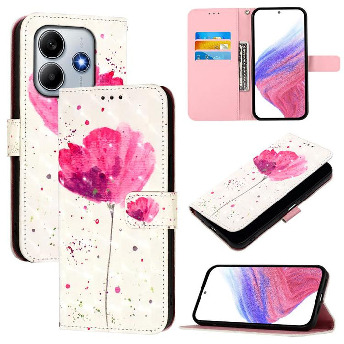 Funda de cuero para teléfono con tapa horizontal y pintura 3D, For Redmi 15a 5G, For Redmi Turbo 5 / Poco X8 Pro 5G, For Redmi 15 5G Global / 15 4G SEA 169mm, For Redmi Turbo 4, For Redmi K80 / K80 Pro, For Redmi Note 14 Pro 4G                         ...