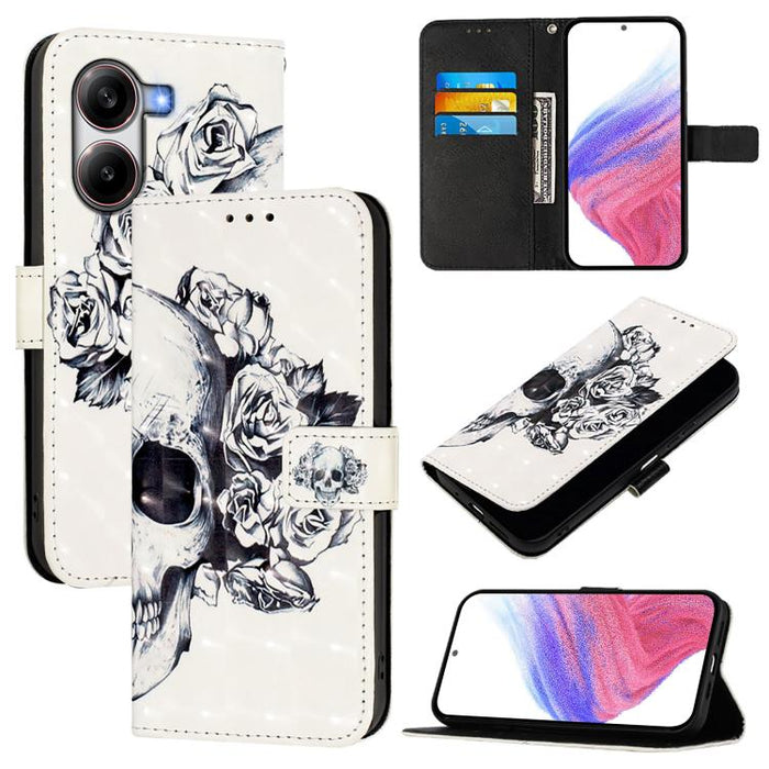 Funda de cuero para teléfono con tapa horizontal y pintura 3D, For Redmi 15a 5G, For Redmi Turbo 5 / Poco X8 Pro 5G, For Redmi 15 5G Global / 15 4G SEA 169mm, For Redmi Turbo 4, For Redmi K80 / K80 Pro, For Redmi Note 14 Pro 4G                         ...